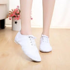 Chaussons de danse classique femme toile — Bisan - vue 3/4