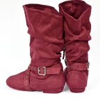 Chaussures de salsa femme, modèle Carlos, coloris bordeaux