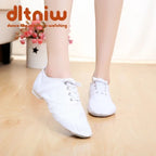 Chaussons de danse classique femme toile — Bisan - vue arrière
