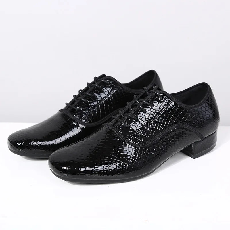 Souliers de tango homme — Blanche - vue rapprochée