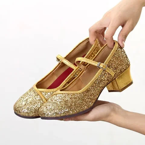 Chaussures de salsa femme paillettes — Tallinn - vue 3/4