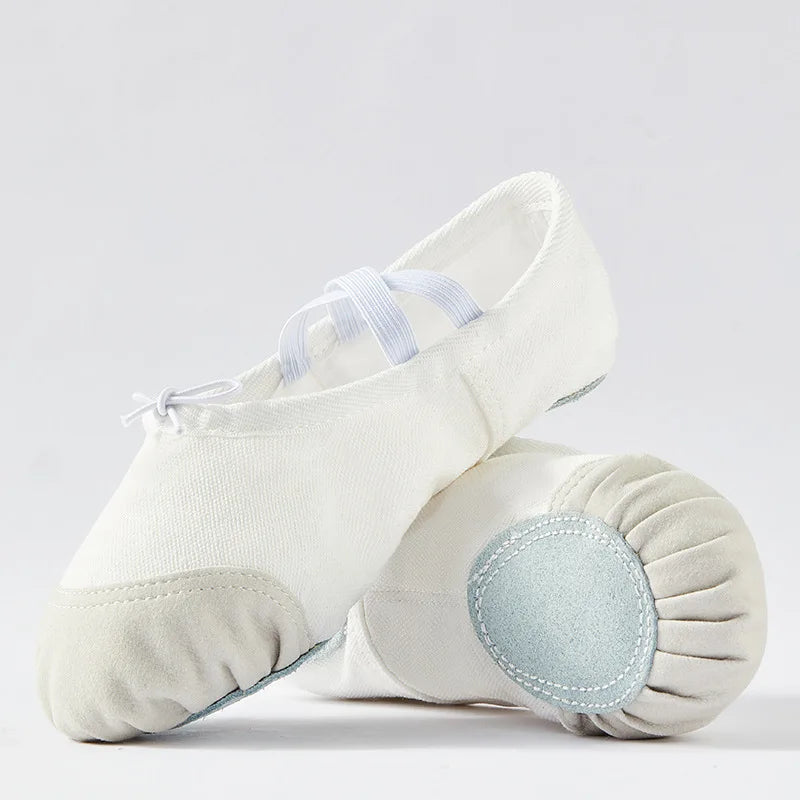 Chaussons de danse classique femme toile — Astrid - vue rapprochée