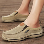 Chaussons de danse classique homme toile — Fatima - semelle