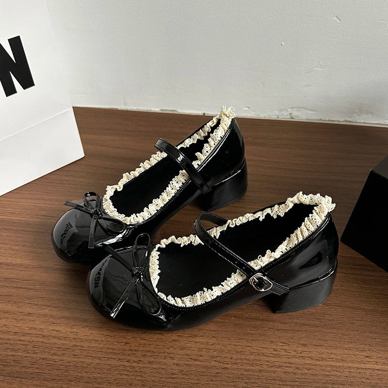 Chaussures de danse femme cuir verni — Valeriya - vue 3/4