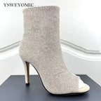 Chaussures de jazz femme paillettes — Lisbonne - vue de profil