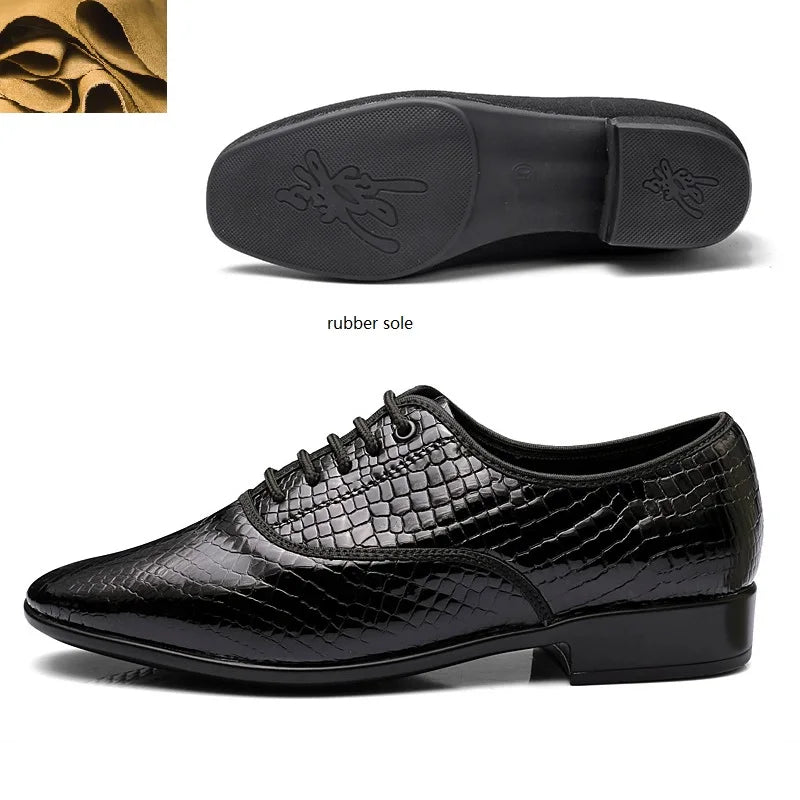 Souliers de tango homme — Blanche - vue dessus