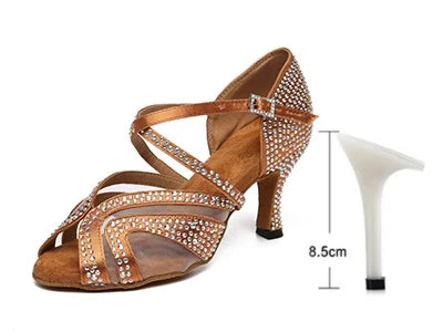 Chaussures de salsa femme — Tournée - vue dessus