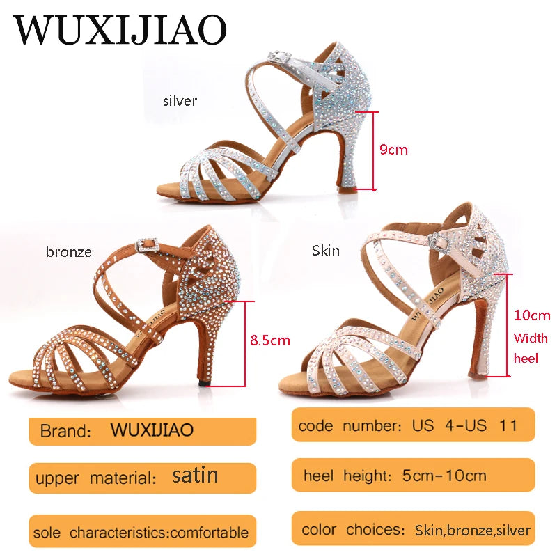 Chaussures de salsa femme — Overture - vue de profil