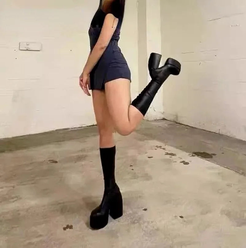 Escarpins de cabaret femme noir — Nadya - vue rapprochée