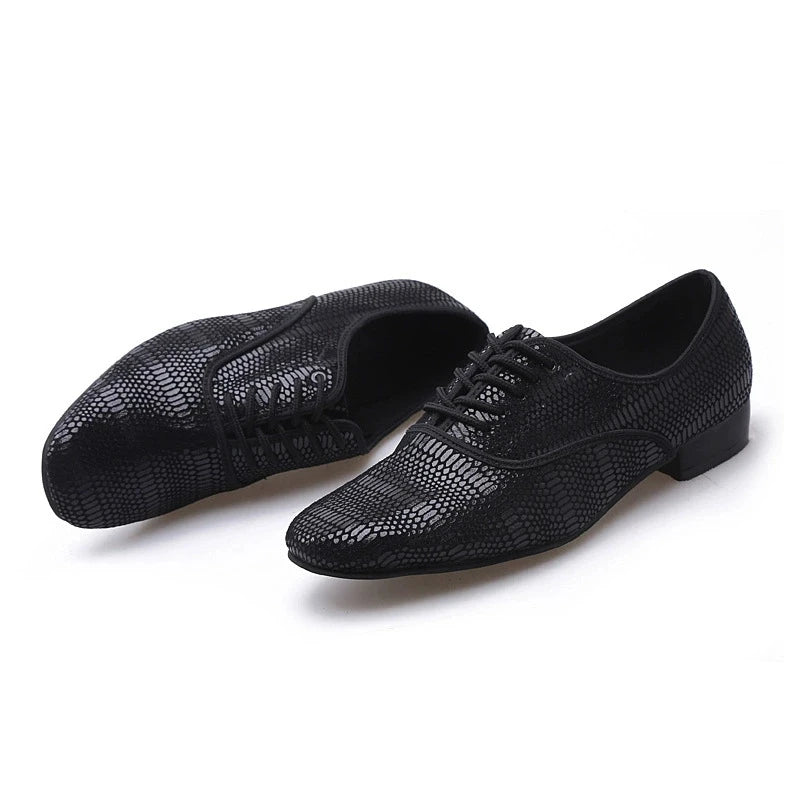 Souliers de tango homme — Blanche - vue arrière