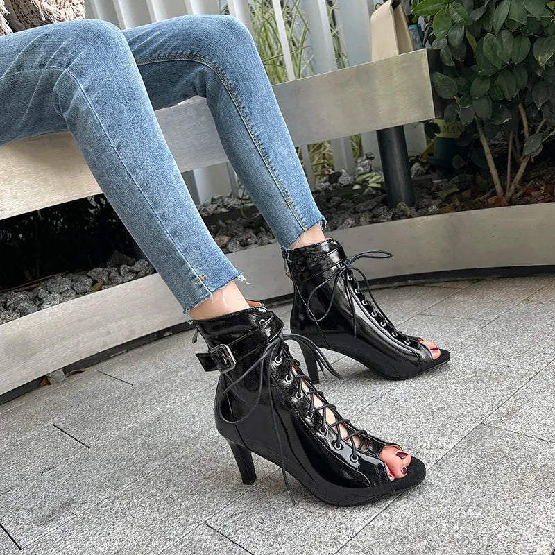 Chaussures de salsa femme — Honorine - vue de profil