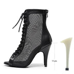 Chaussures de salsa femme, modèle Umberta, coloris noir