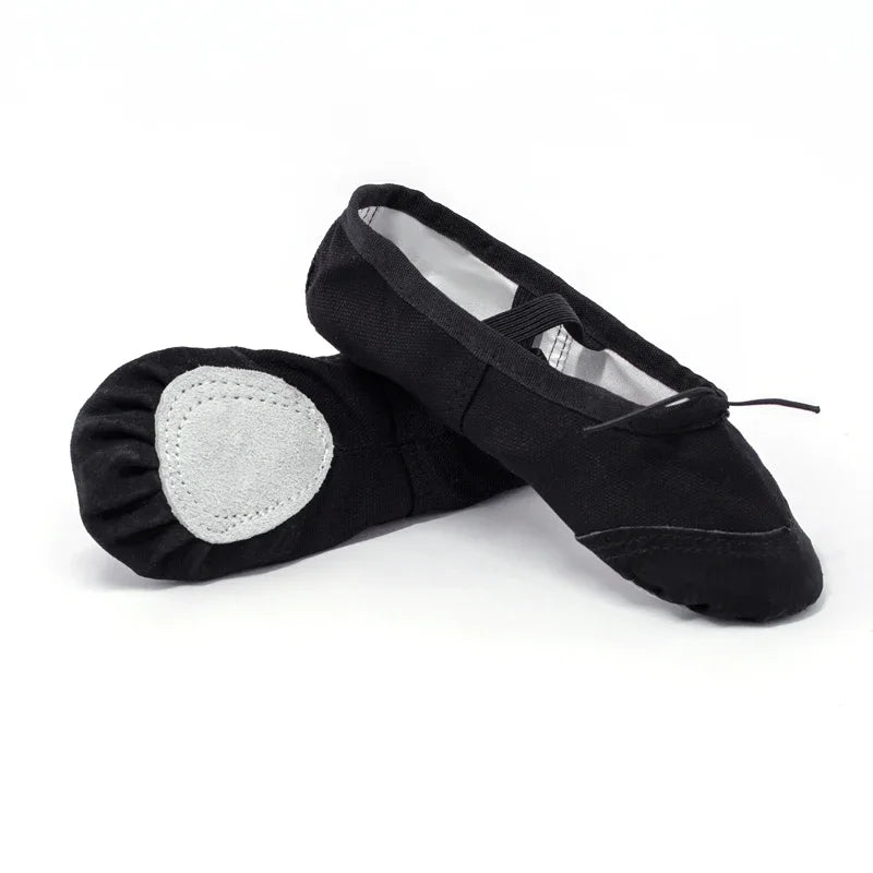 Chaussons de danse classique femme toile — Daria - vue dessus