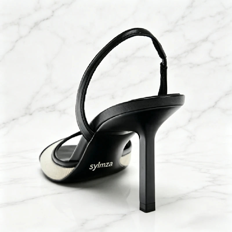 Chaussures de danse femme noir — Pénélope - vue arrière