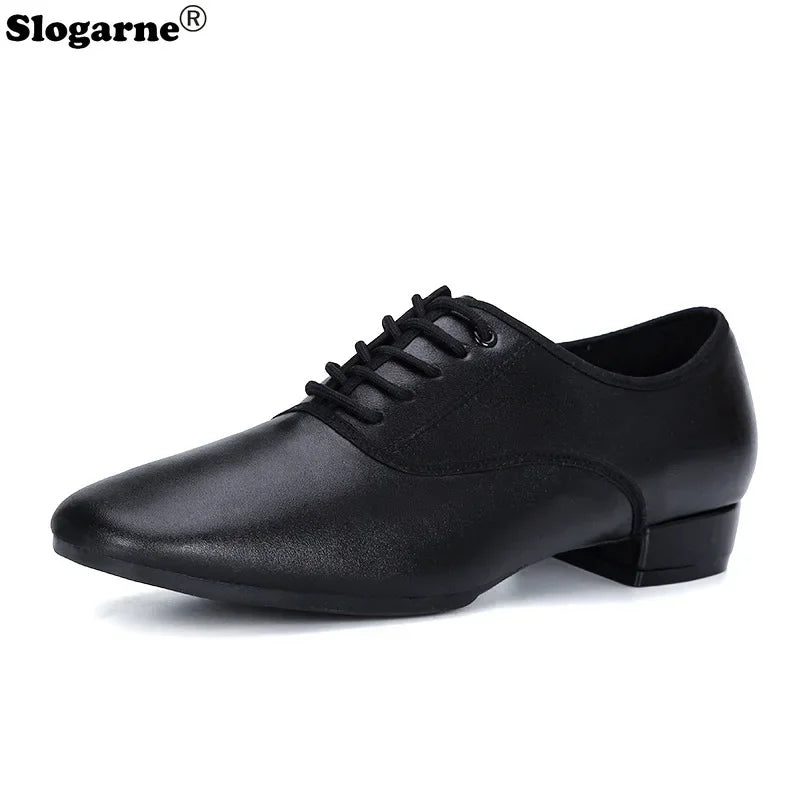 Souliers de tango homme daim — Wanda - vue de profil