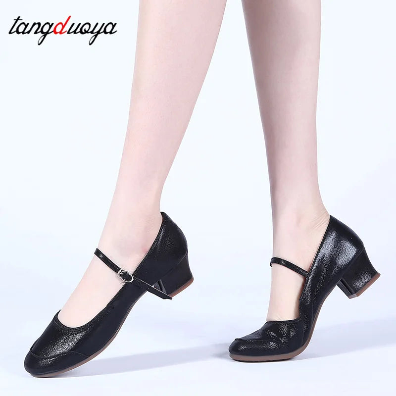 Chaussures de salsa femme — Macarena - vue arrière