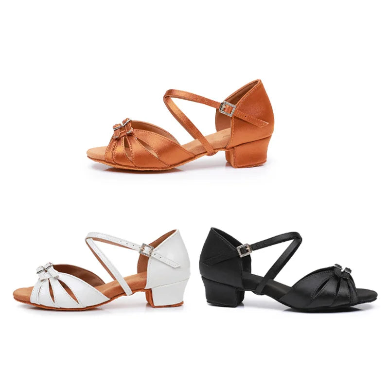 Chaussures de salsa femme — Purificacion - vue de profil