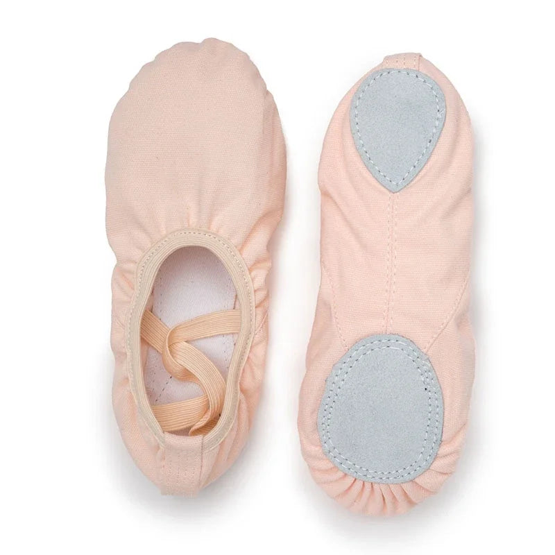 Chaussons de danse classique femme toile — Daria - vue rapprochée