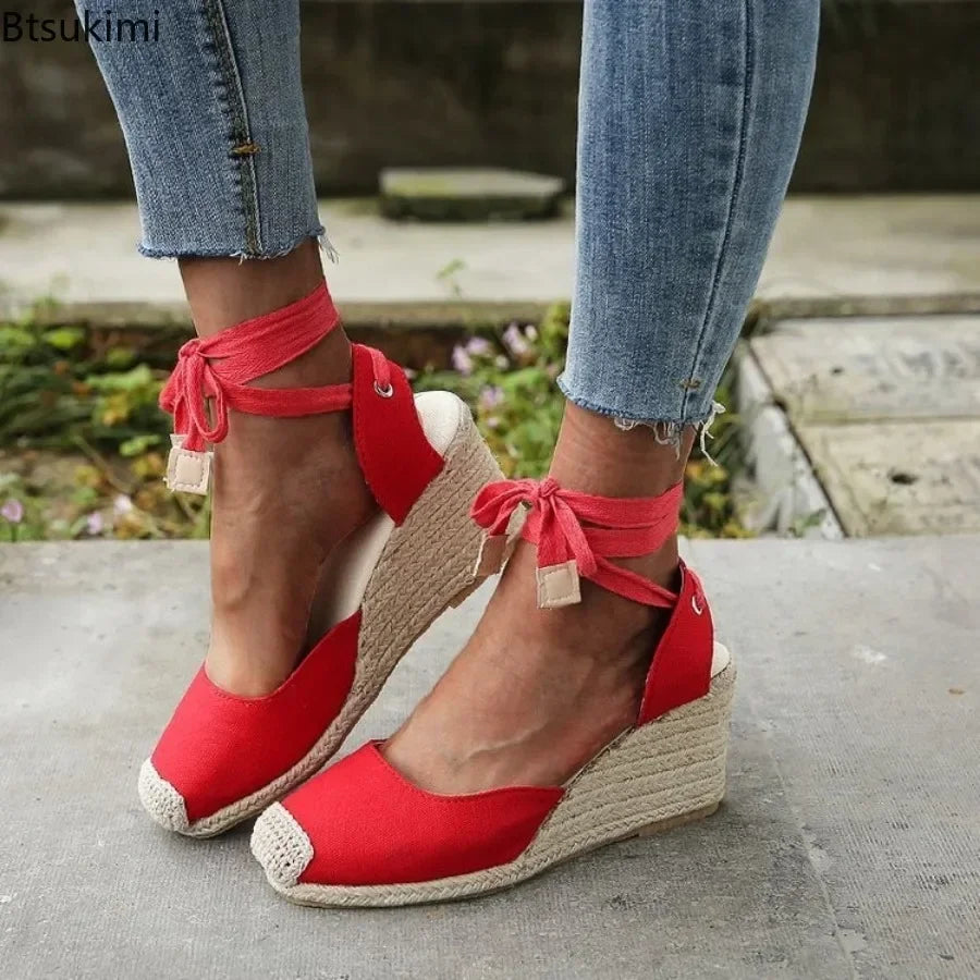 Chaussons de danse classique femme toile — Clématite - vue arrière