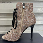 Chaussures de salsa femme paillettes — Zinaida - vue arrière