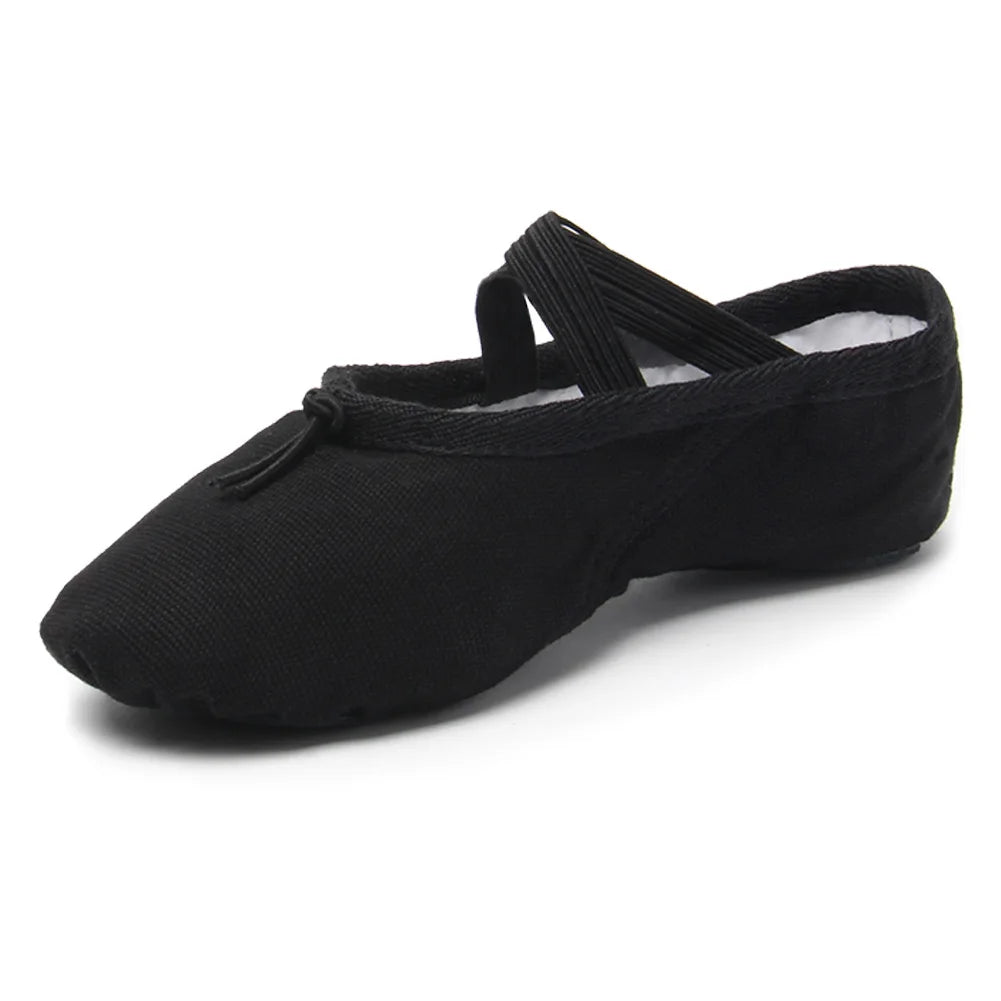 Chaussons de danse classique femme toile — Mavra - vue extérieure