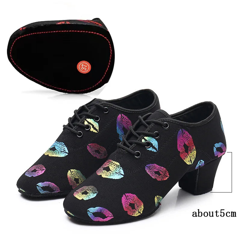 Souliers de danse latine femme — Virginie - vue extérieure