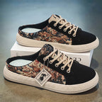 Chaussons de danse classique homme toile — Reine
