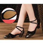 Chaussures de salsa femme, modèle Pauline, vue 17
