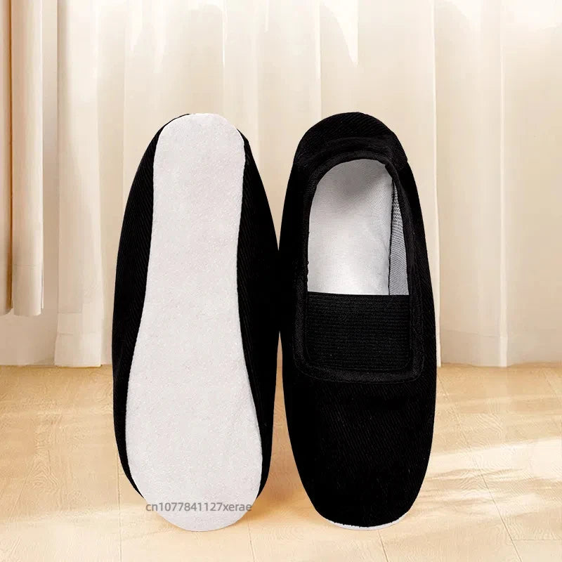 Chaussons de danse classique femme toile — Geneviève - vue rapprochée