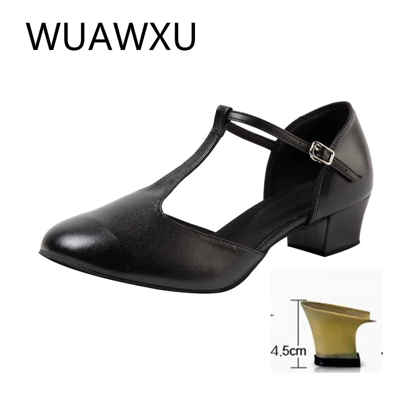 Souliers de danse latine femme — Porté - vue 3/4