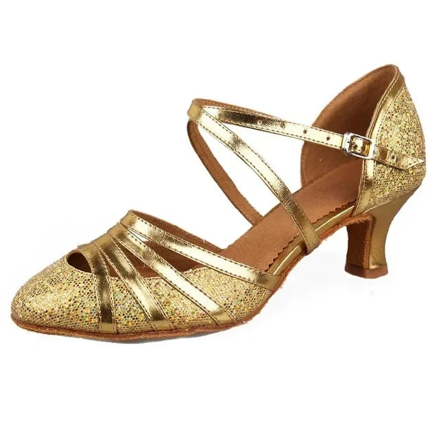 Chaussures de salsa femme paillettes — Murga - vue intérieure