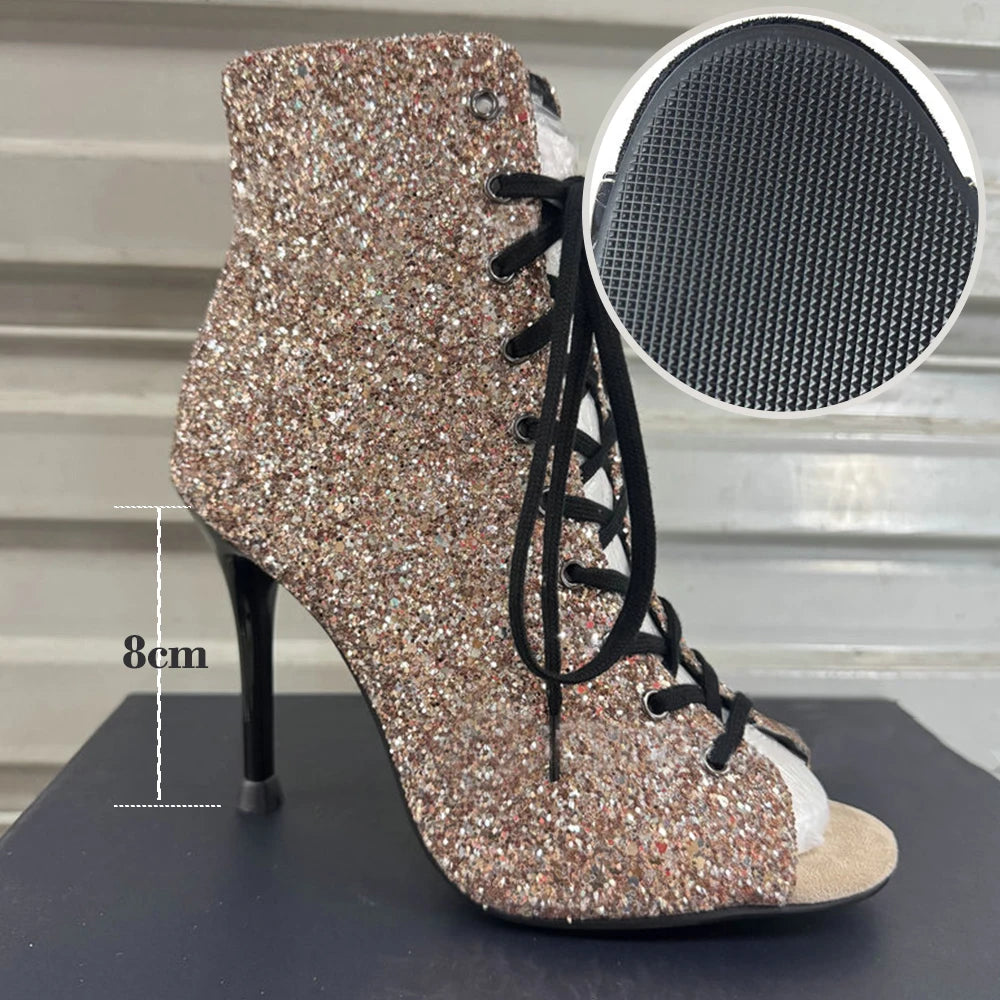 Chaussures de salsa femme paillettes — Zinaida - vue 14