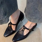 Chaussures de danse femme noir — Sandra - vue arrière