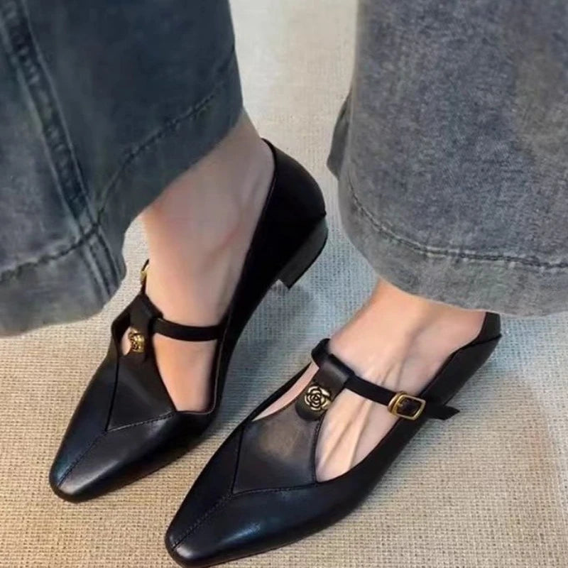 Chaussures de danse femme noir — Sandra - vue arrière