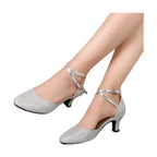 Chaussures de danse de salon pailletées à bout fermé, modèle Presentacion, vue 8