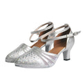 Souliers de tango femme paillettes — Eagling - vue dessus
