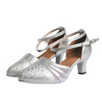 Souliers de tango femme paillettes — Eagling - vue dessus