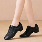 Chaussures de salsa femme noir — Pavlova - détail