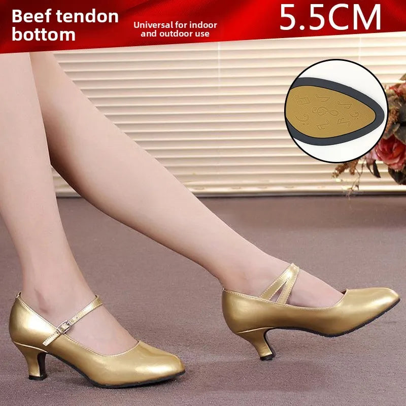 Chaussures de salsa femme cuir verni — Bilbao - vue 15