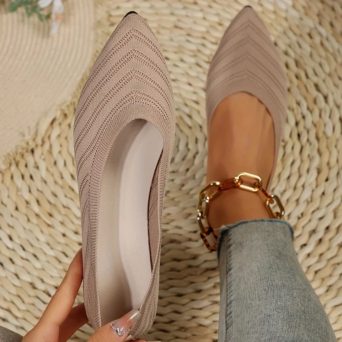 Chaussons de danse classique femme — Compas - vue rapprochée