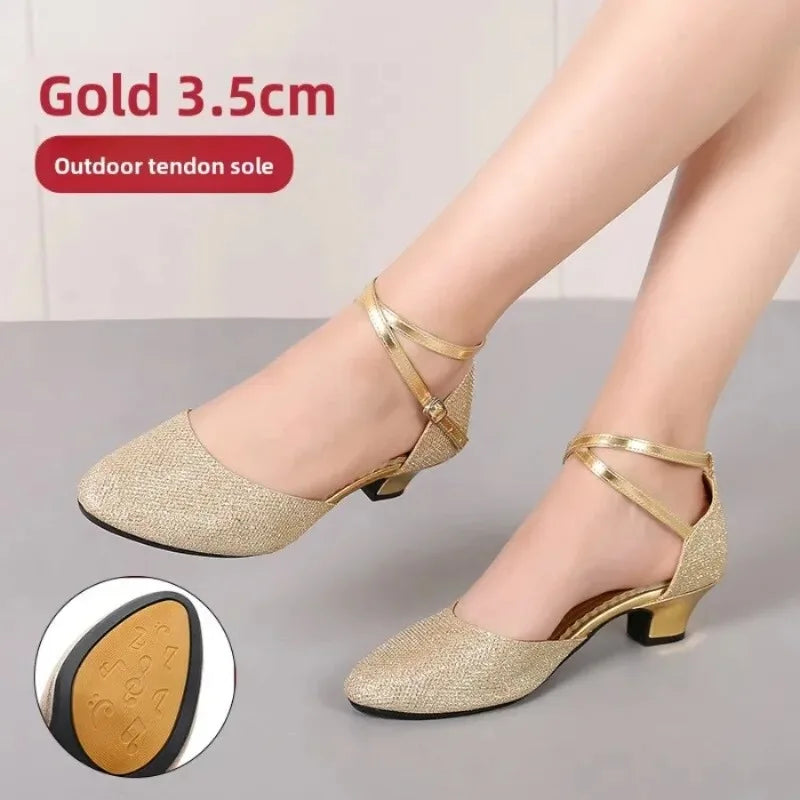 Chaussures de salsa femme paillettes — Presentacion - vue 11