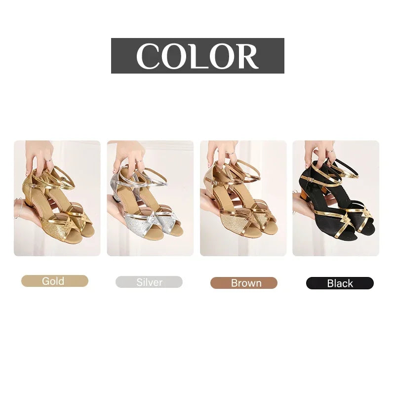 Chaussures de salsa femme — Eglantine - vue de profil