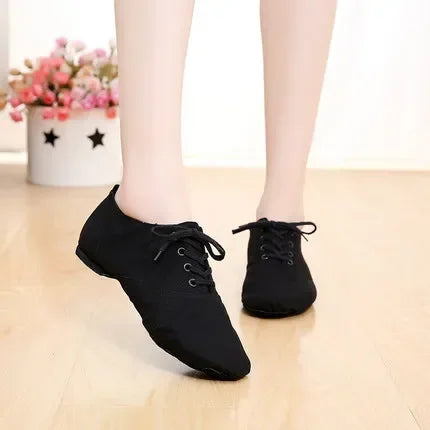 Chaussons de danse classique femme toile — Bisan - vue dessus