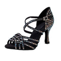 Chaussures de salsa femme strass — Buleria - vue rapprochée