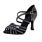 Chaussures de salsa femme strass — Buleria - vue rapprochée