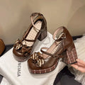 Chaussures de danse femme marron — Taglioni - vue rapprochée