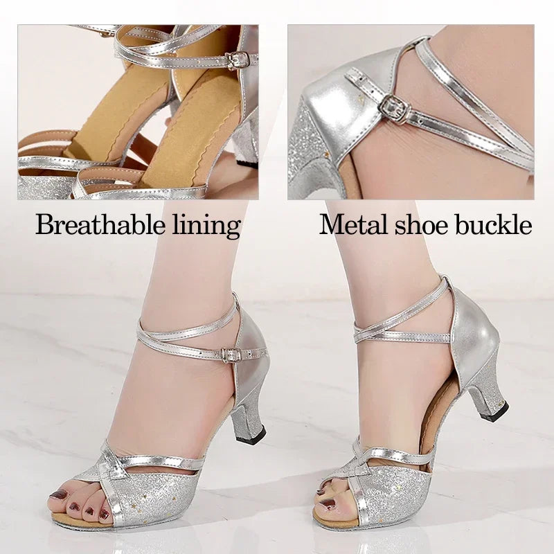 Chaussures de salsa femme — Eglantine - détail
