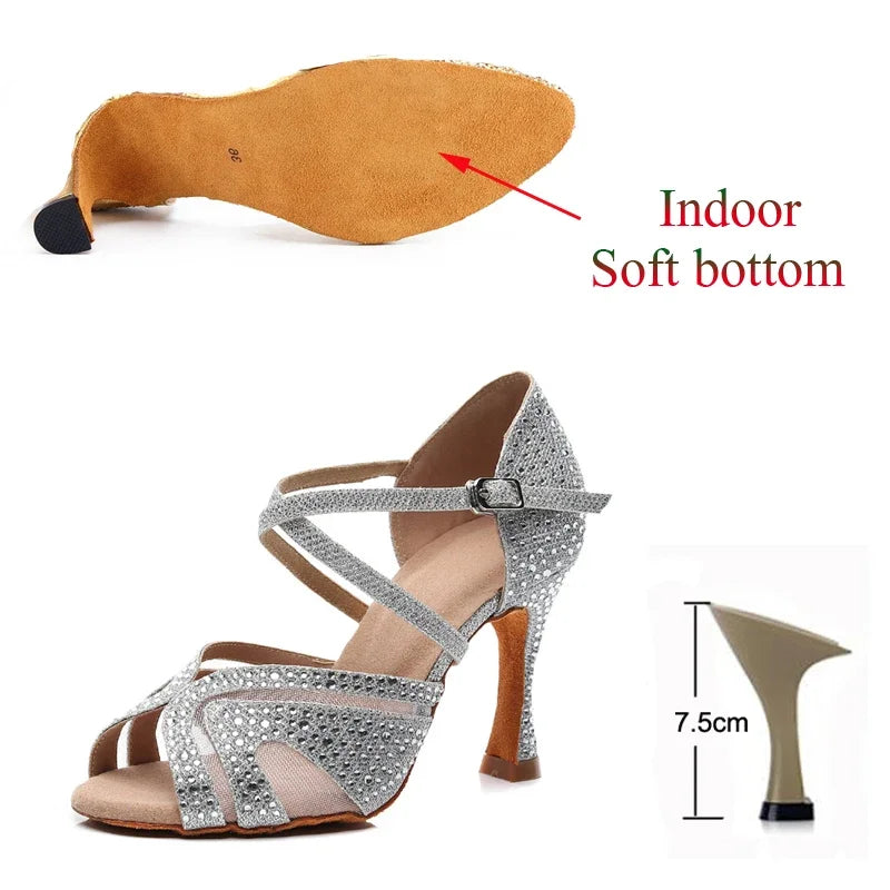 Chaussures de salsa femme — Budapest - vue 3/4