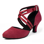 Souliers de danse latine femme — Assemblé - vue dessus
