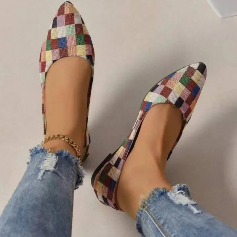 Chaussons de danse classique femme toile — Laure - vue rapprochée